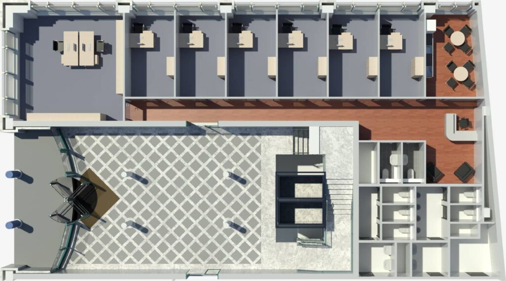 Haus Brest EG Bestand nach Umbau